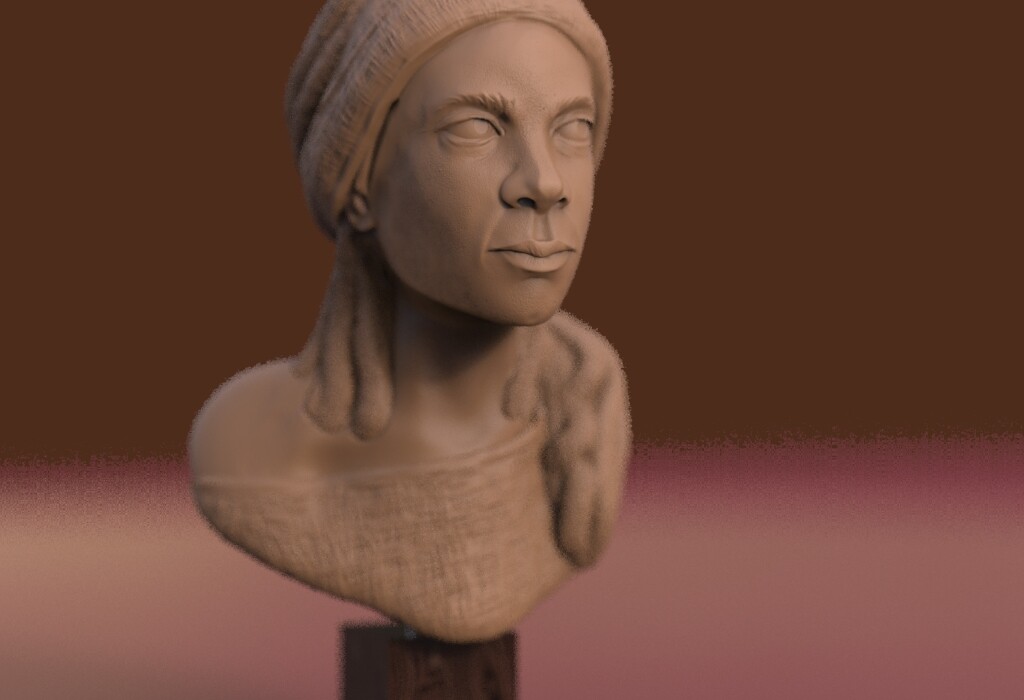 Sculpting experiment starting with a 'ball' in ZBrush
