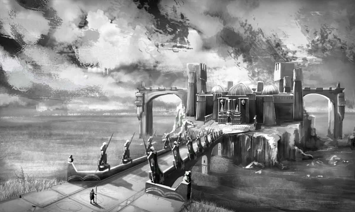 Quick sketch of Golden Lion Dungeon