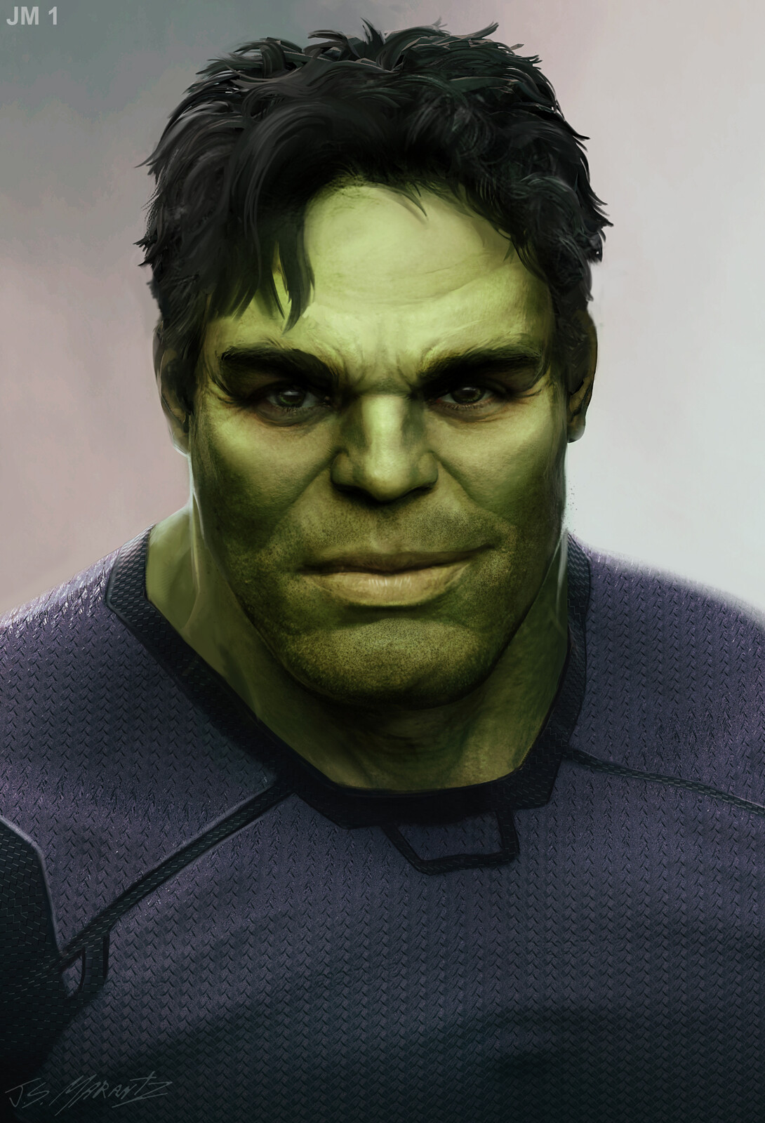 Smart Hulk Concept Art for Avengers Endgame