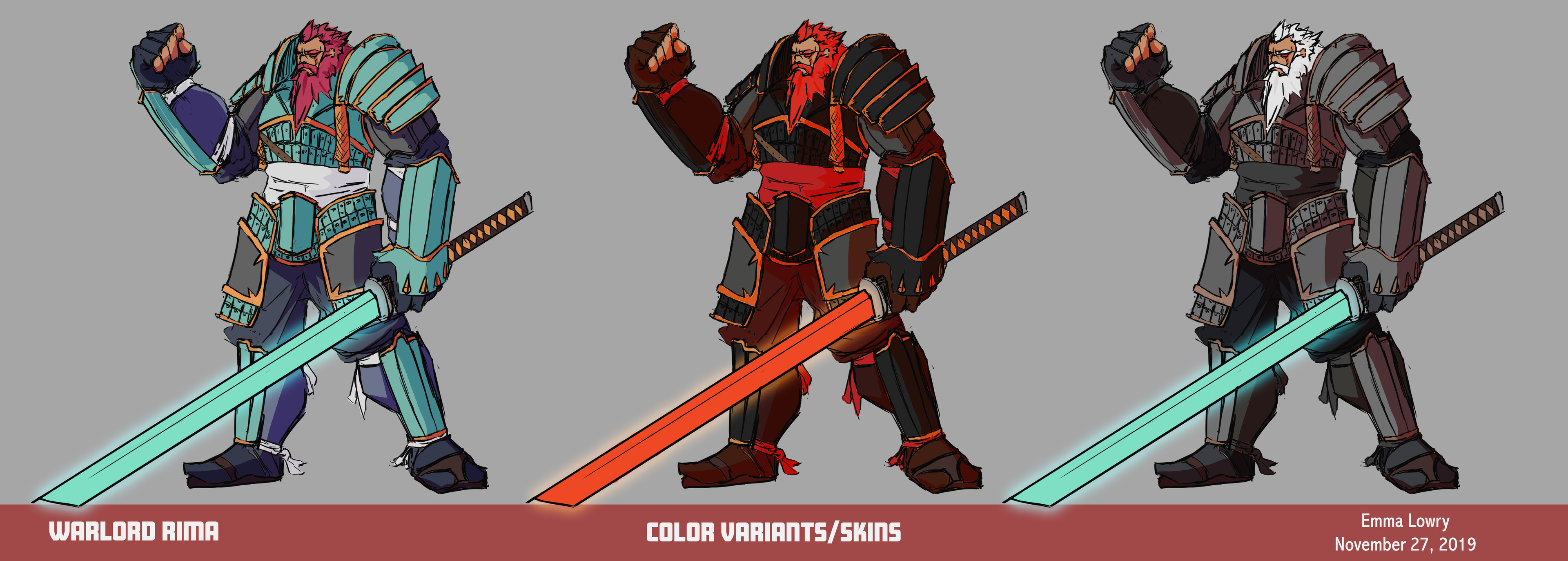 Color variants/skin concepts