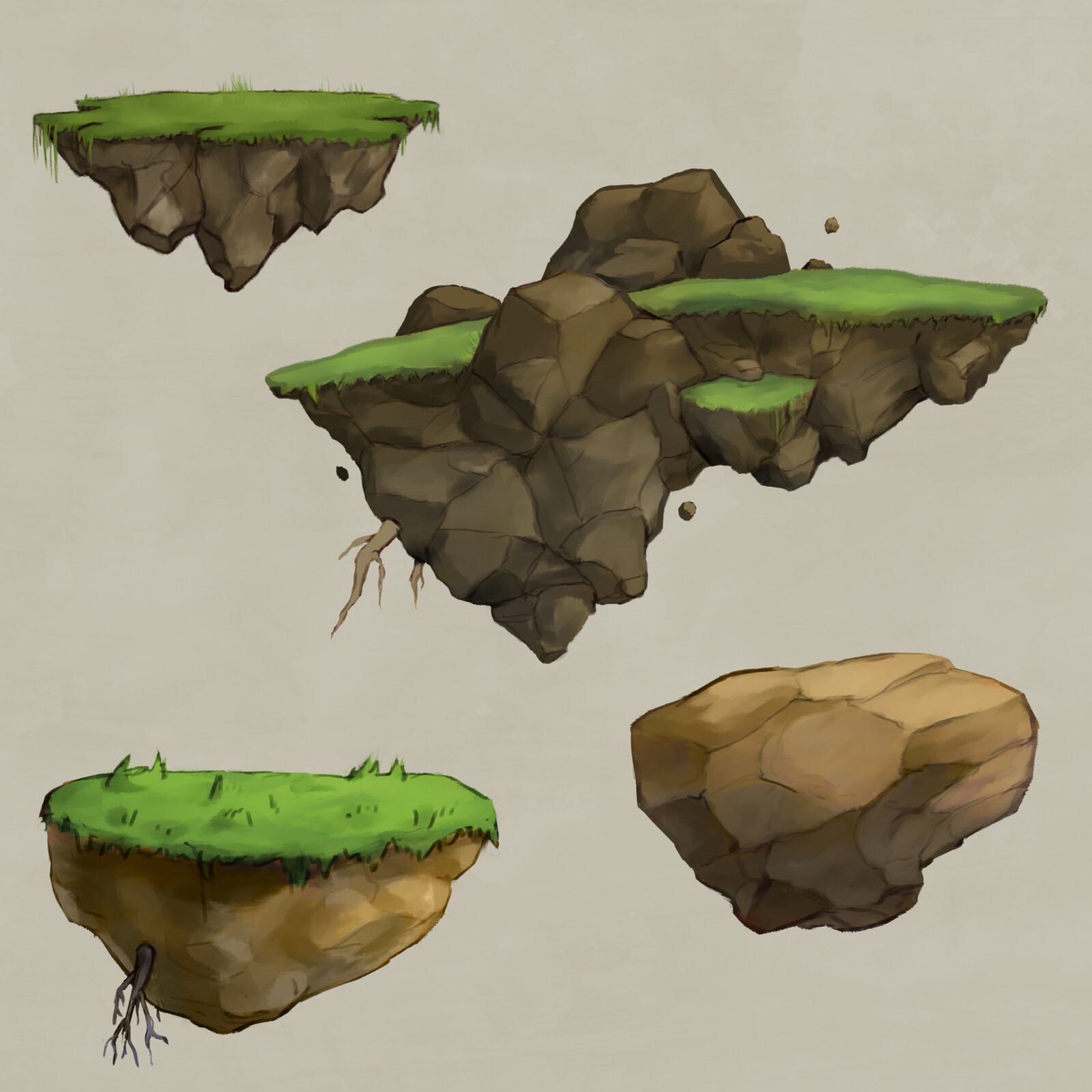 Various extra islands