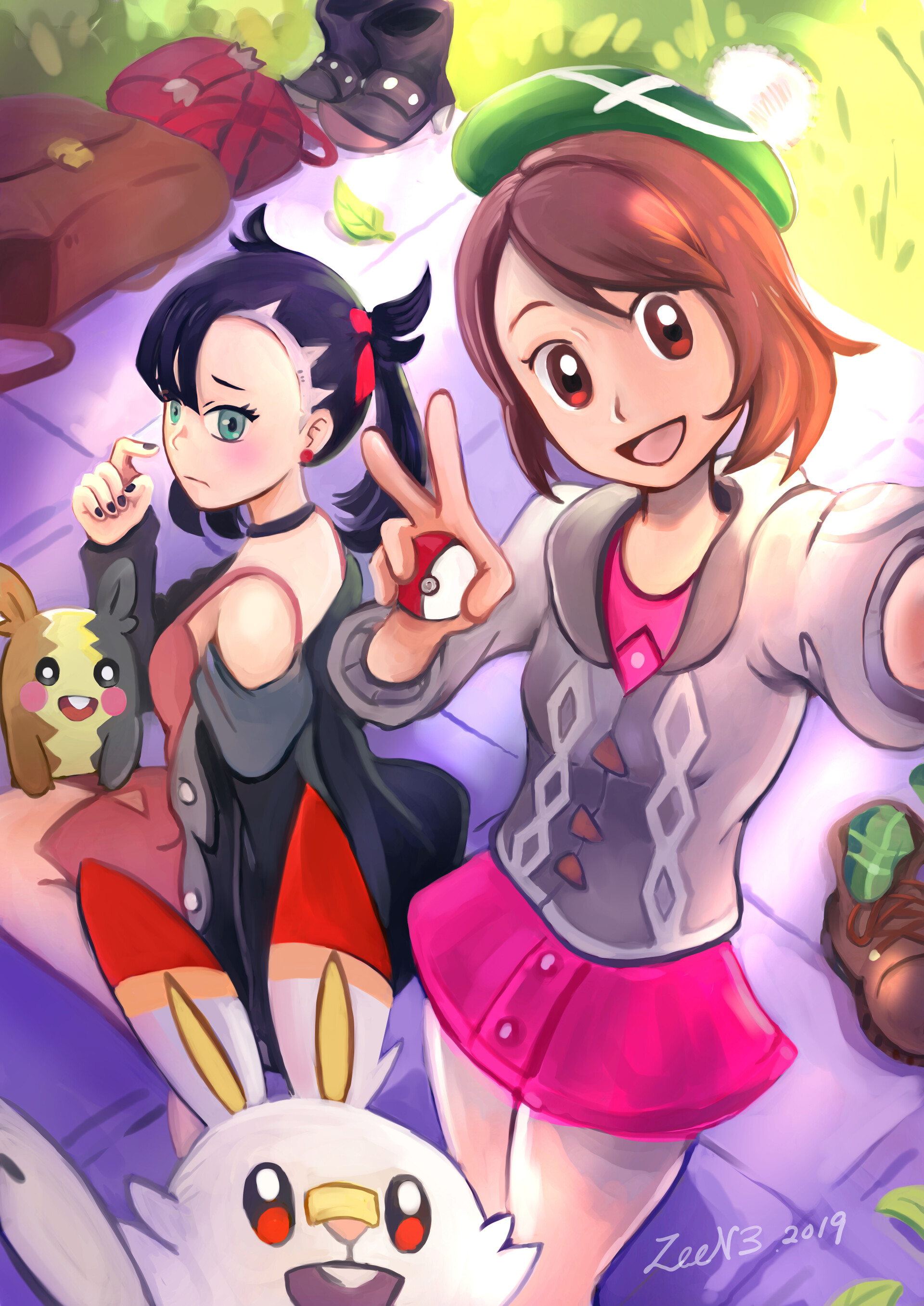 Artstation Pokemon Sword And Shield Selfie With Marnie Fanart Zeen3 Andrick Khor Artstation Pokemon Sword And Shield Selfie With Marnie Fanart Zeen3 Andrick Khor