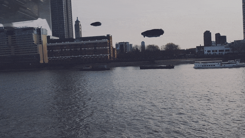 small gif of the  shot, the camera was tracked in blender