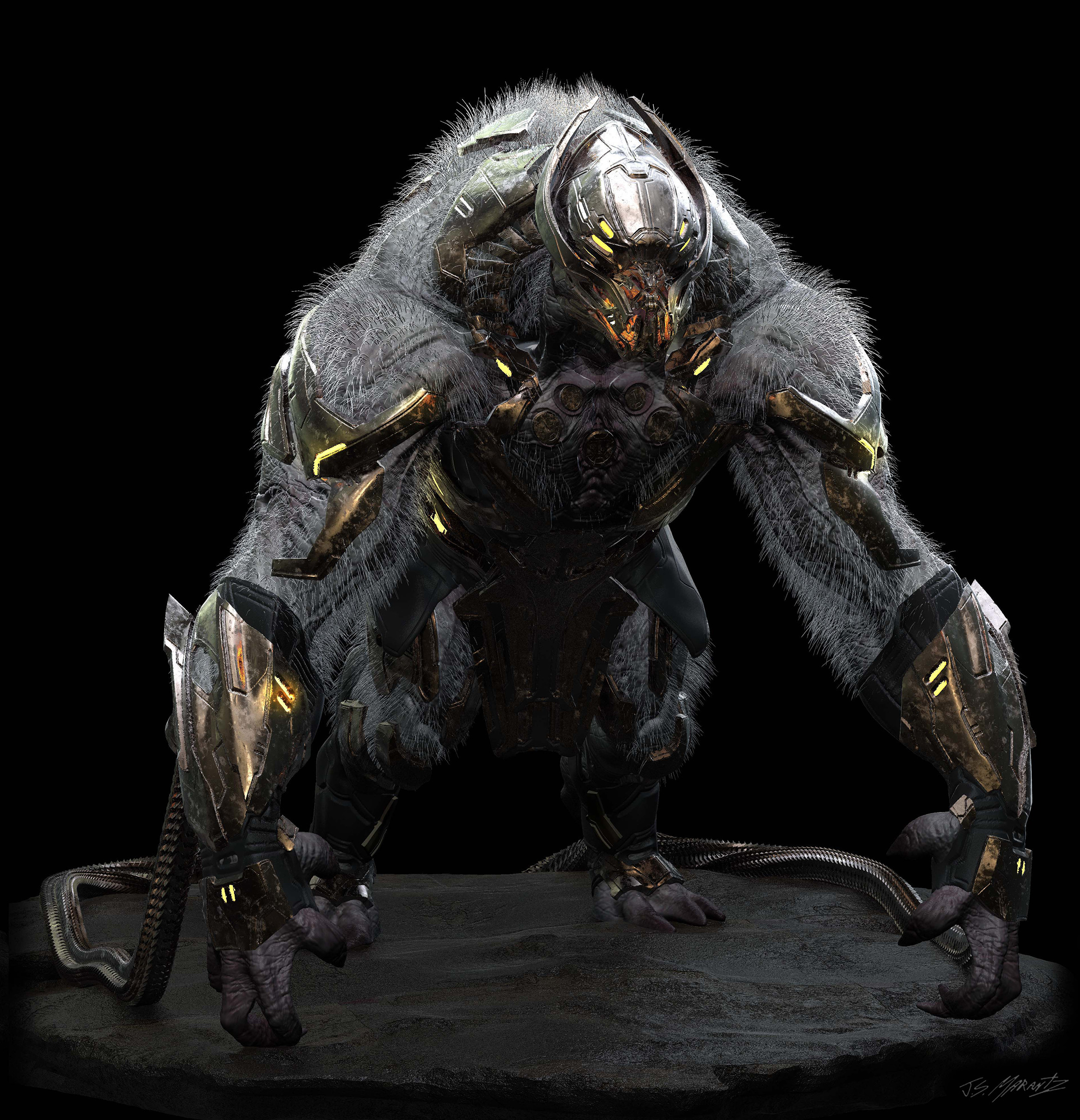 Jerad S. Marantz - Avengers Endgame: Chitauri Gorilla Design