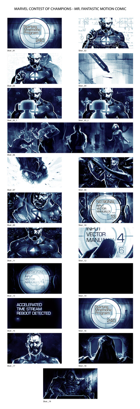 When Titans Clash! Motion Comic Storyboard - Marvel Contest of Champions