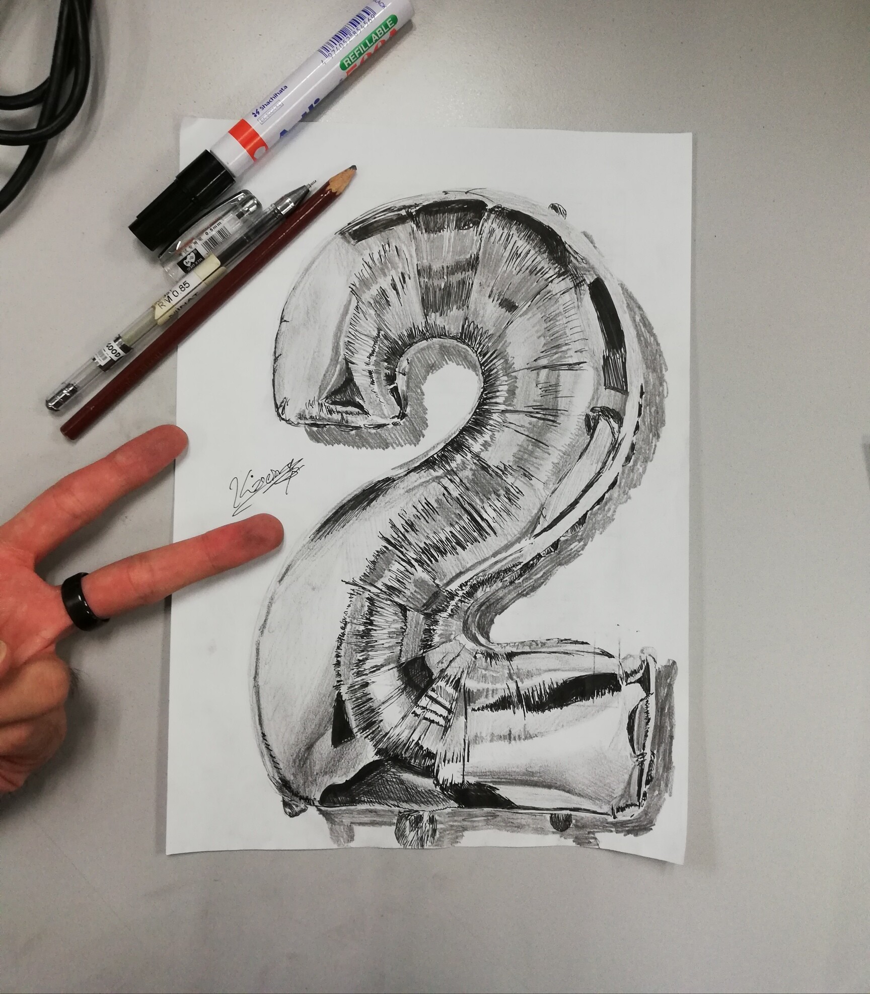 Artstation Helium Balloon Drawing Kaeious Art Malaysia Mural