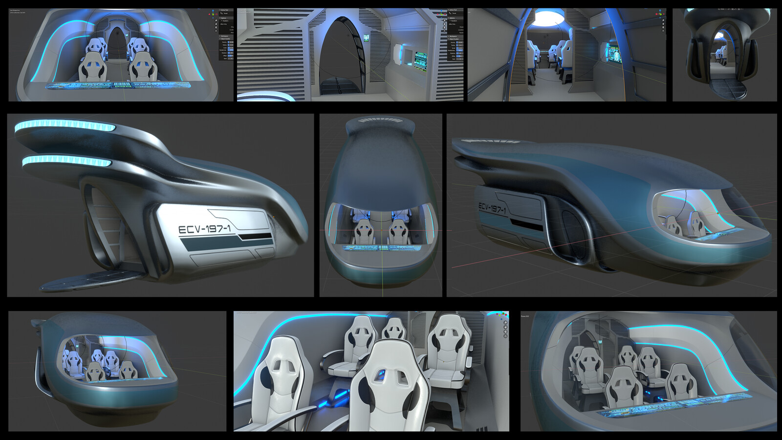 The Orville Shuttle Interiour WIP 