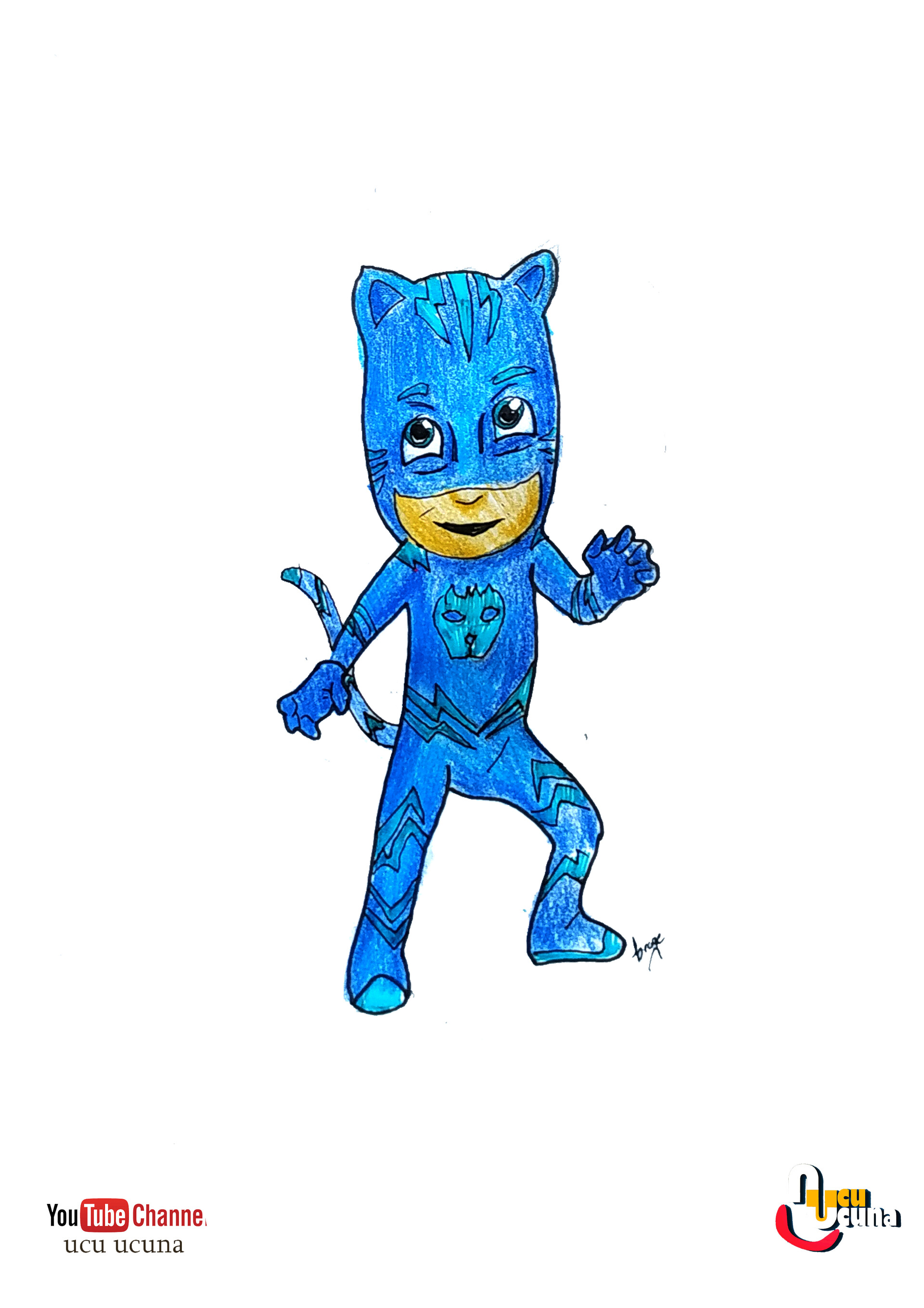 Artstation Pj Masks Drawing Ucu Ucuna