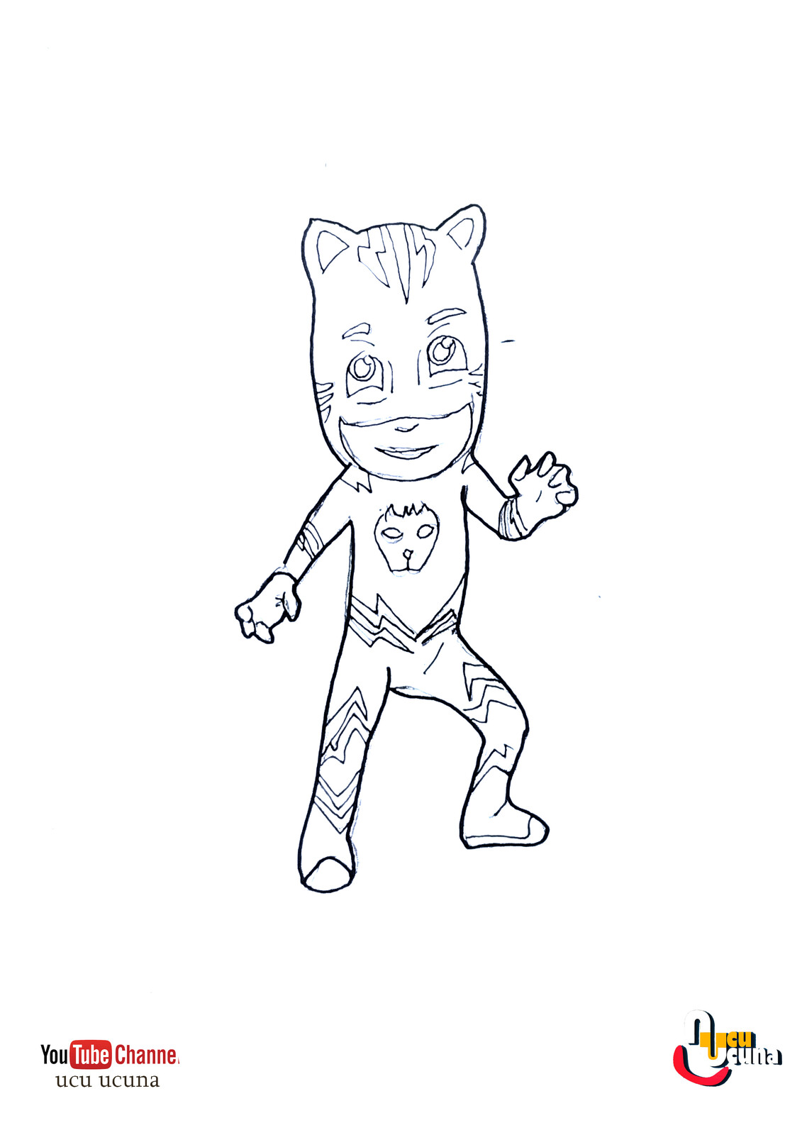 Ucu Ucuna Pj Masks Drawing I love pj mask i want tto show you how to draw, drawing, coloring pj masks character skin from pj masjs cartoon time lasps. ucu ucuna pj masks drawing