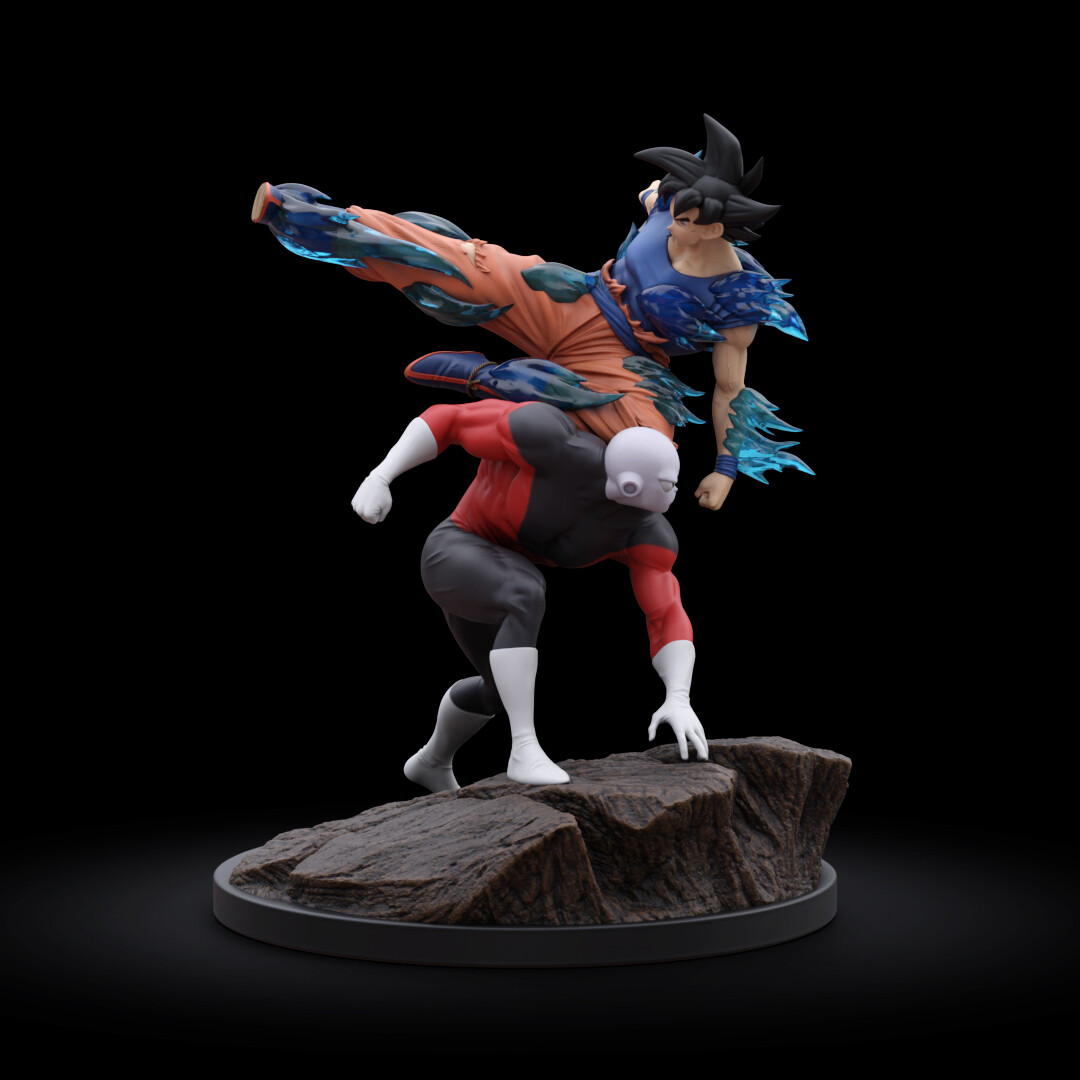 Artstation Goku Vs Jiren David Carvalho
