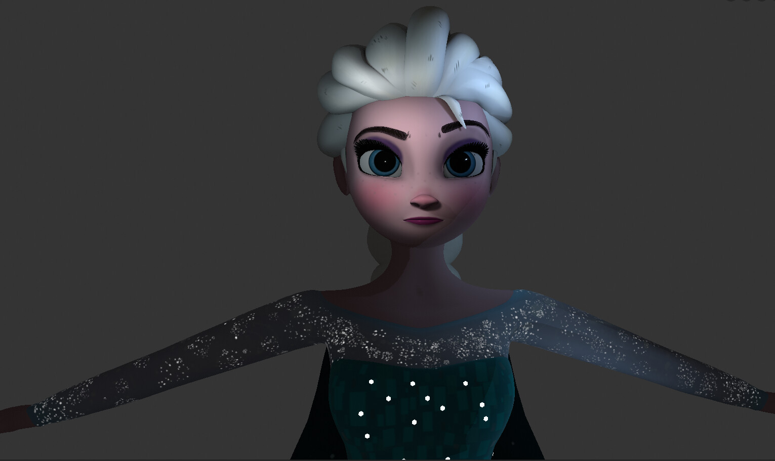 ArtStation - Disney Elsa 3D model (2023)