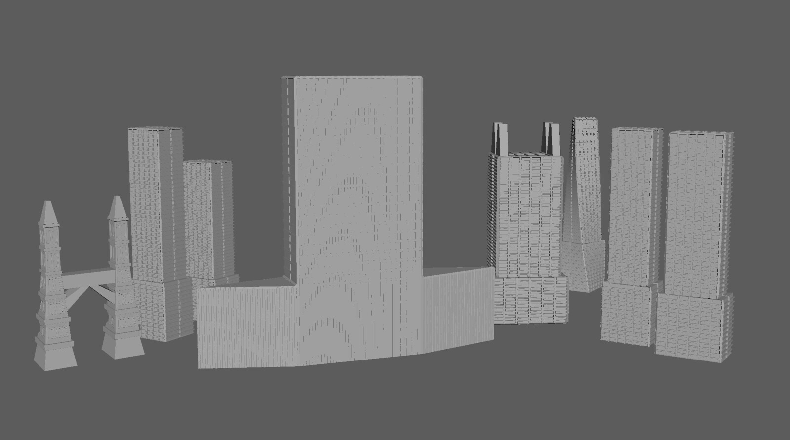 Background buildings