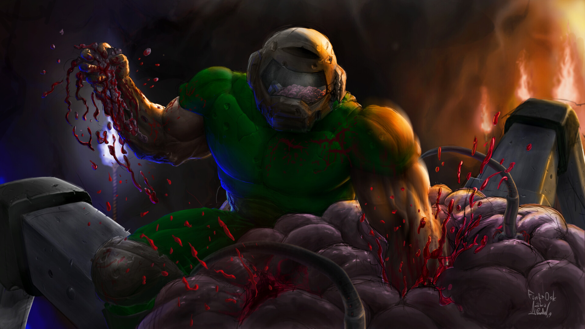 Artstation Brutal Doom And Doom Fan Art Sondre Strom Linde