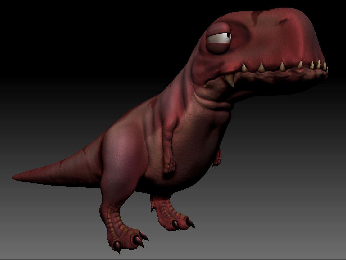 ArtStation - T-rex Game Animation