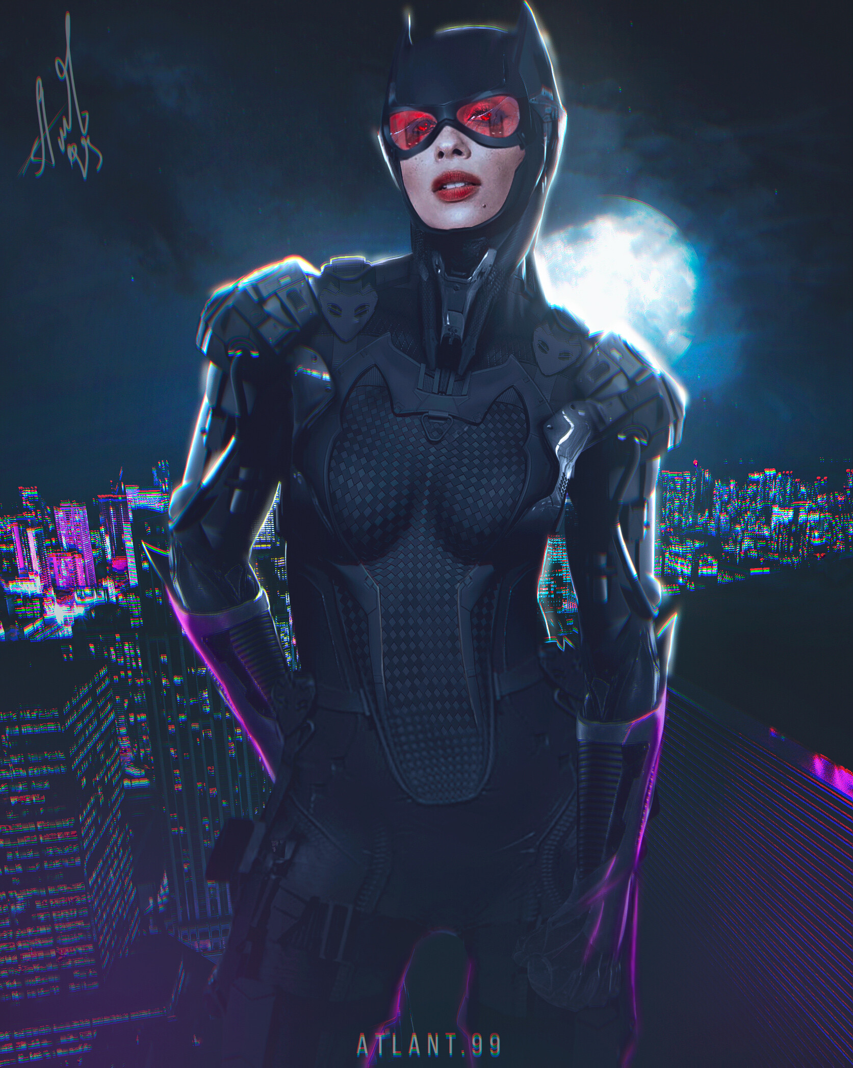 Artstation Catwoman Shohnur Narchaev