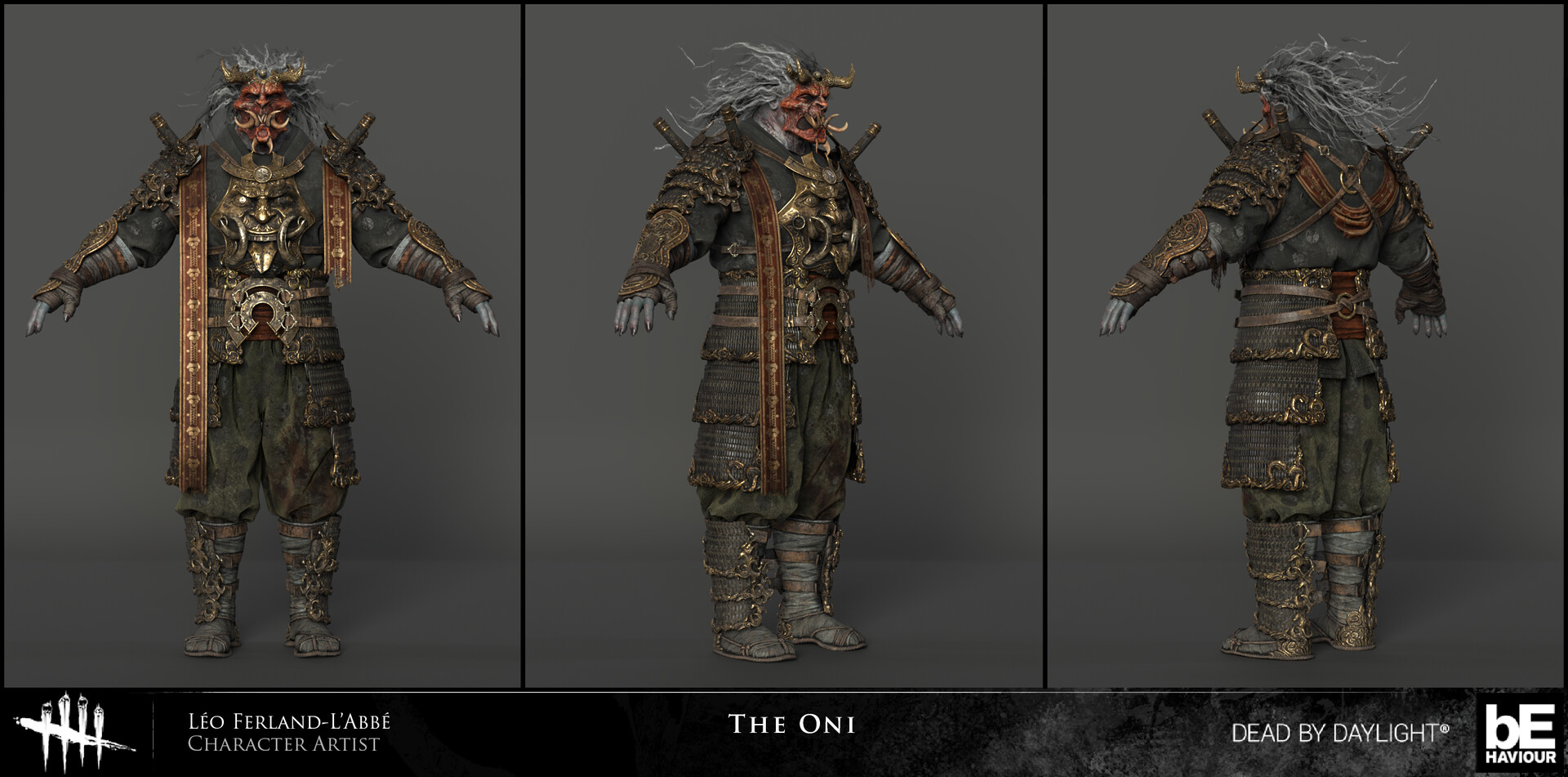 Artstation Dead By Daylight The Oni Leo Ferland L Abbe