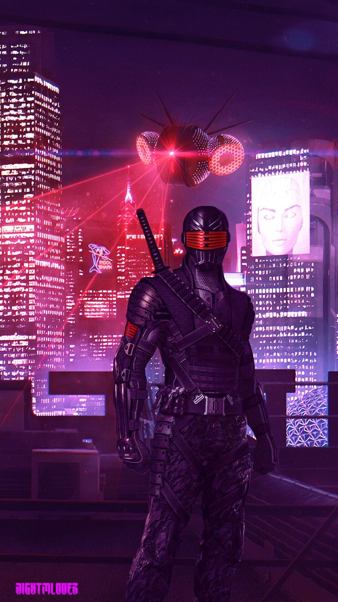 Cyber ninja cyberpunk фото 3