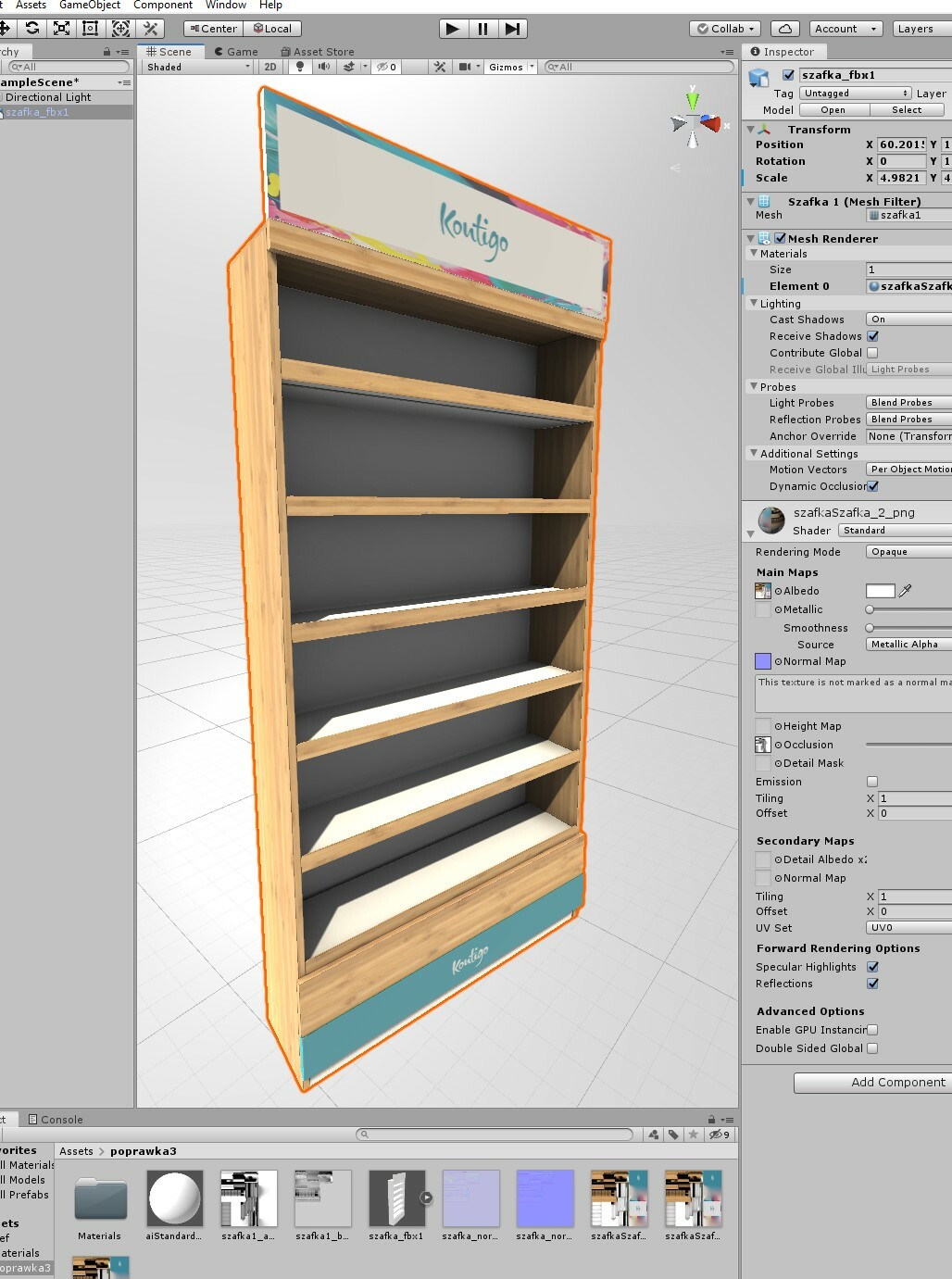 low poly wardrobe (200poly) and 8k maps (diffuse, Normal, Occlusion)
