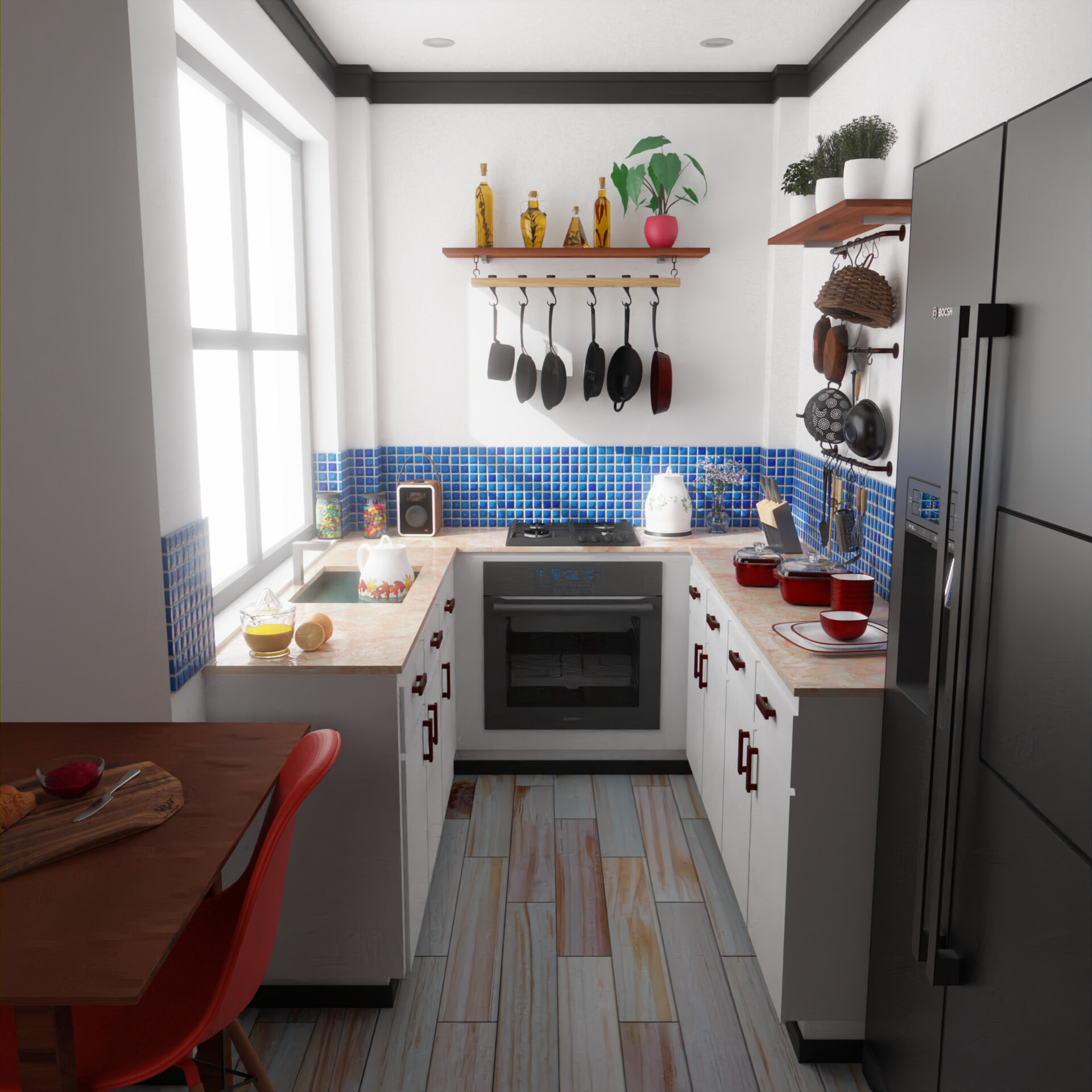 ArtStation - Rustic bakery kitchen