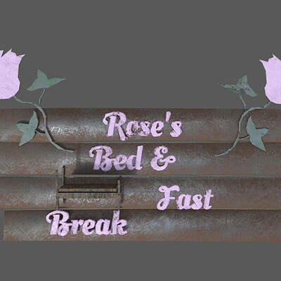 Andrew wilkins modoc tileset bed and breakfast sign