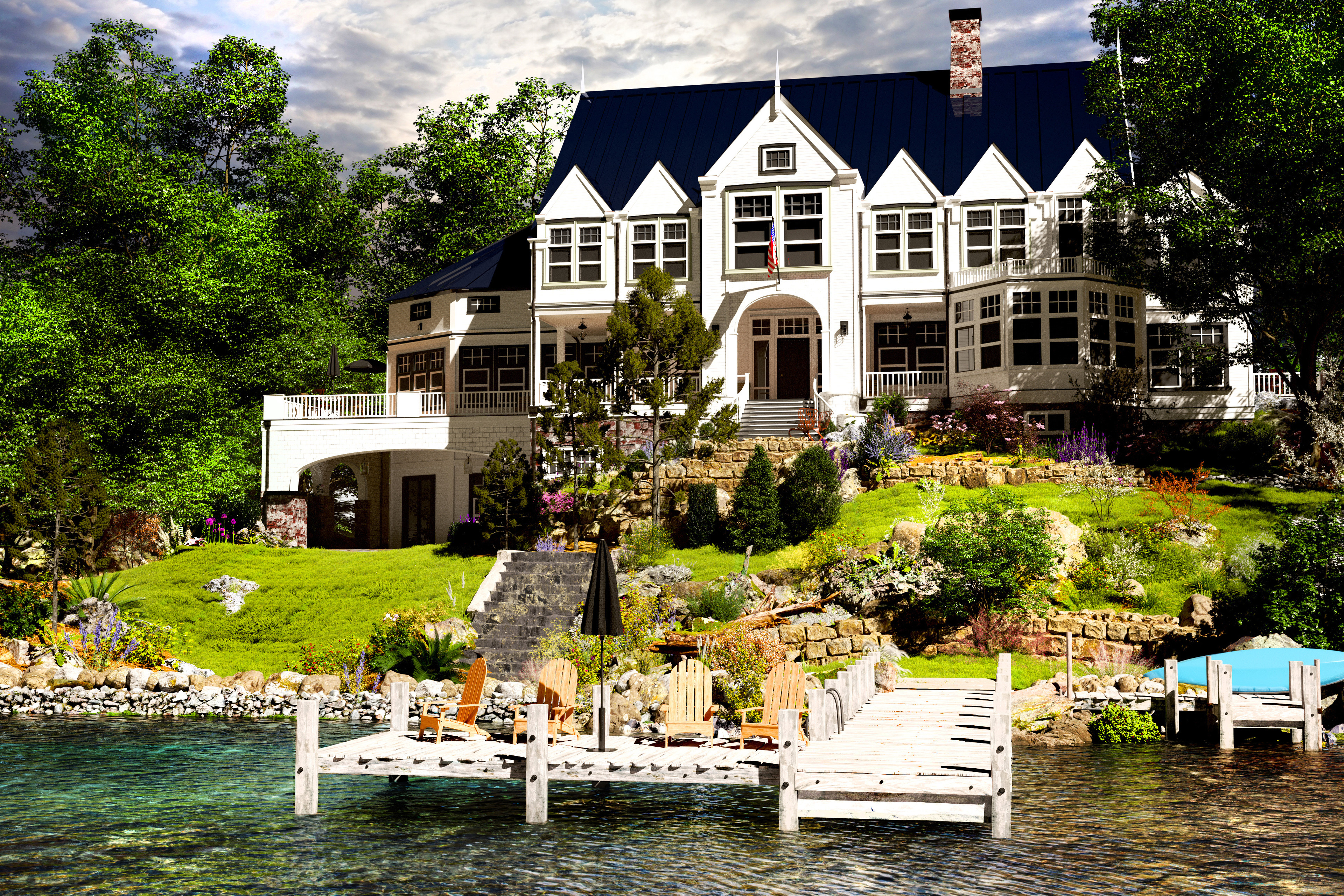 Lake House Front