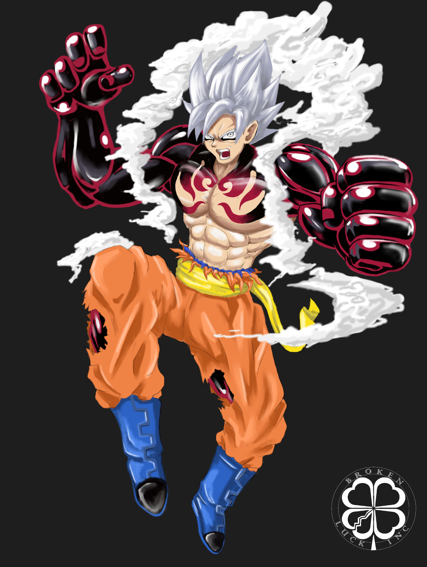 Goku x Luffy fusion 2.
