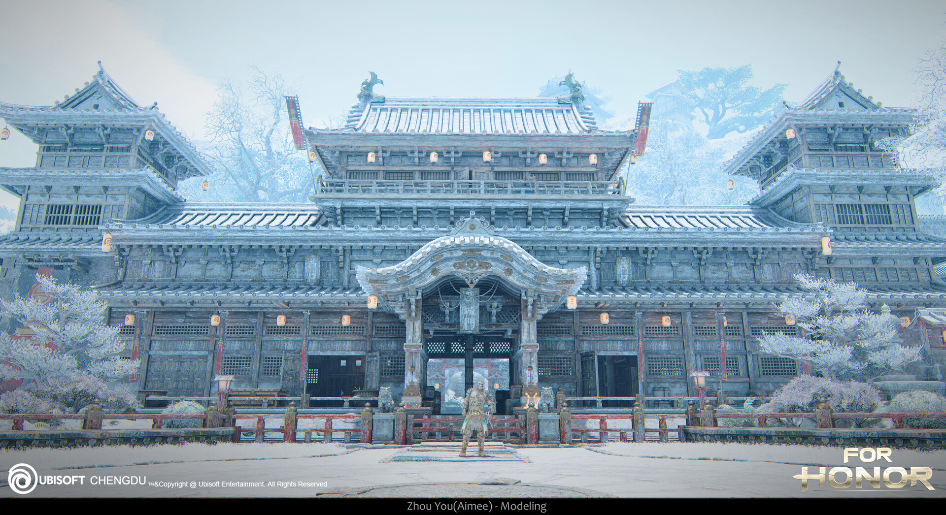 Zhou You Aimee For Honor Samurai Arena Temple