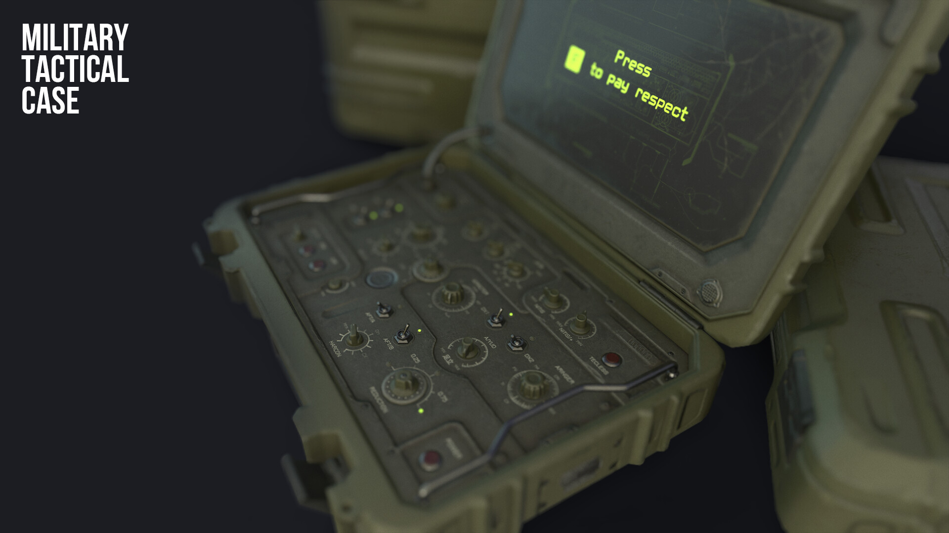tactical computer case