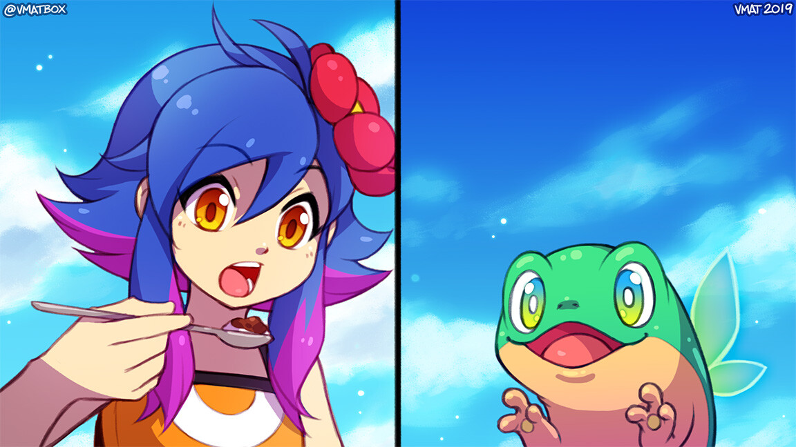 Artstation League Of Legends X Pokemon Crossover Viviane Matsukuma