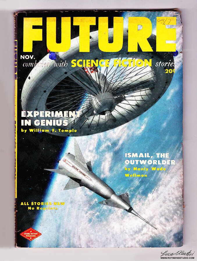 Future fake vintage magazine