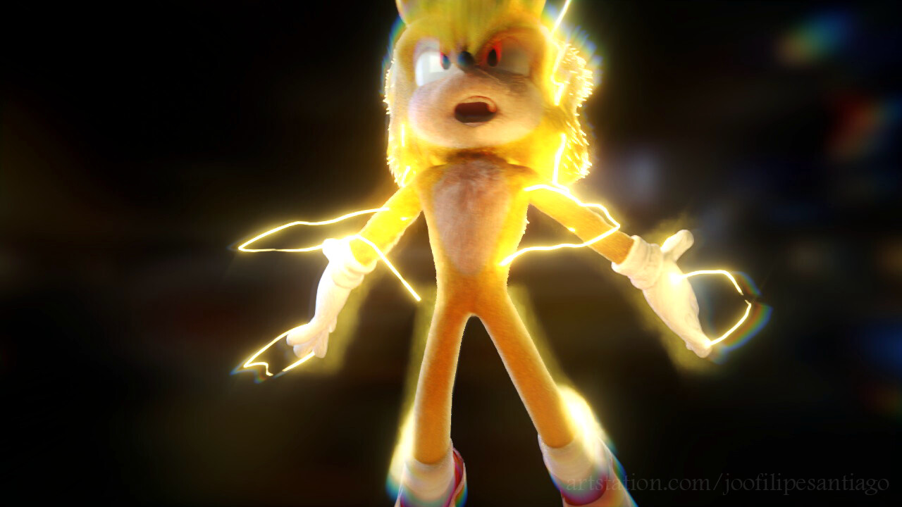 ArtStation - Super Shadow - Sonic the Movie + Speed Edit