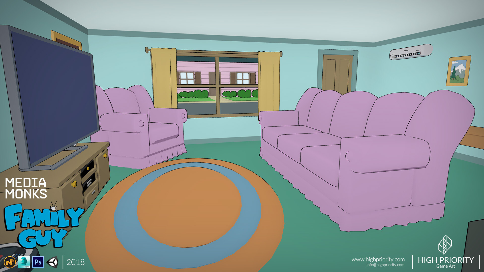 family guy living room couch