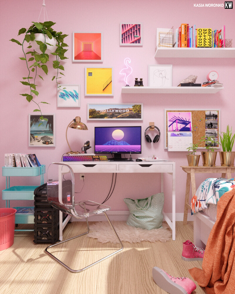 >Kasia Woronko Aesthetic Computer Room