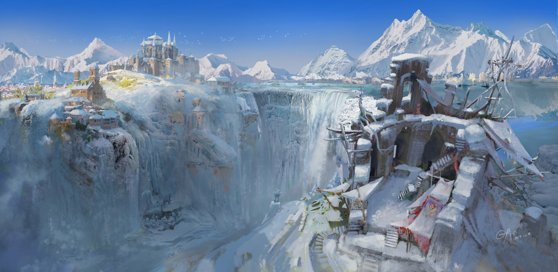 ArtStation - Cross the divide-SNoW