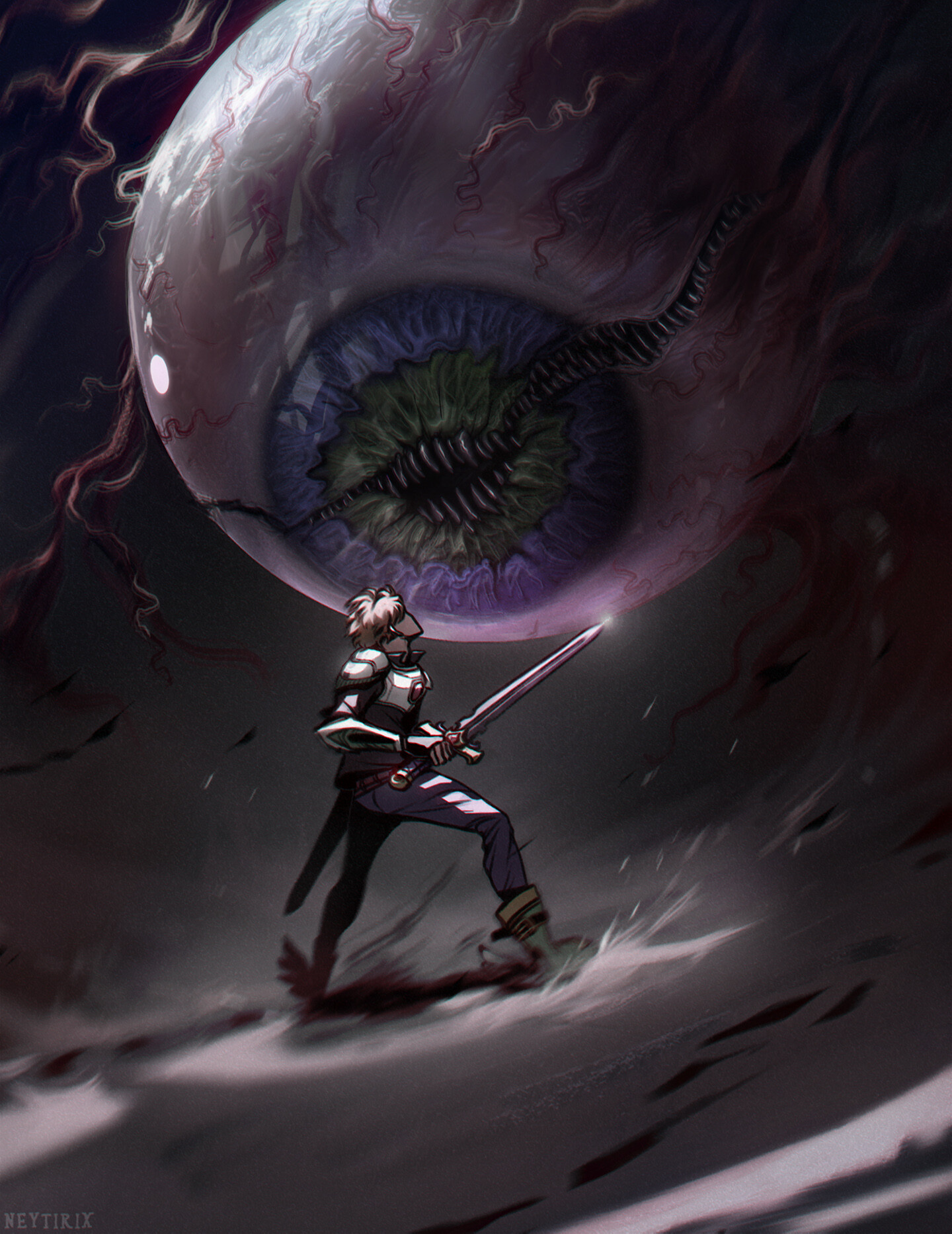I SEE YOU (Pewdiepie Terraria Fanart). 