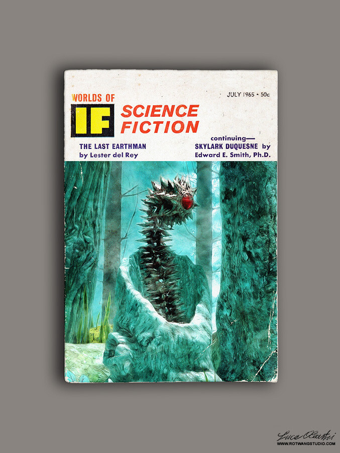 Worlds of IF fake vintage cover