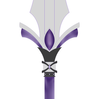 Sharlaina harris royal purple short sword