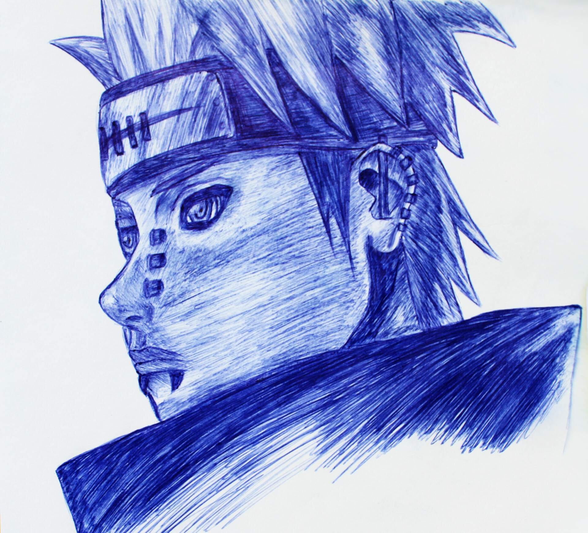 Anime #Naruto #Pain #Pein #Drawing #Pen #Pencil #Cool