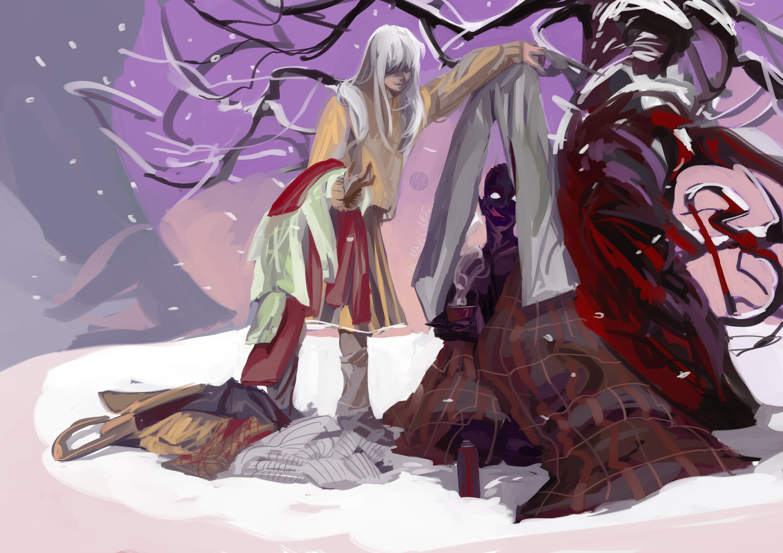 Something also to warm him on the outside.