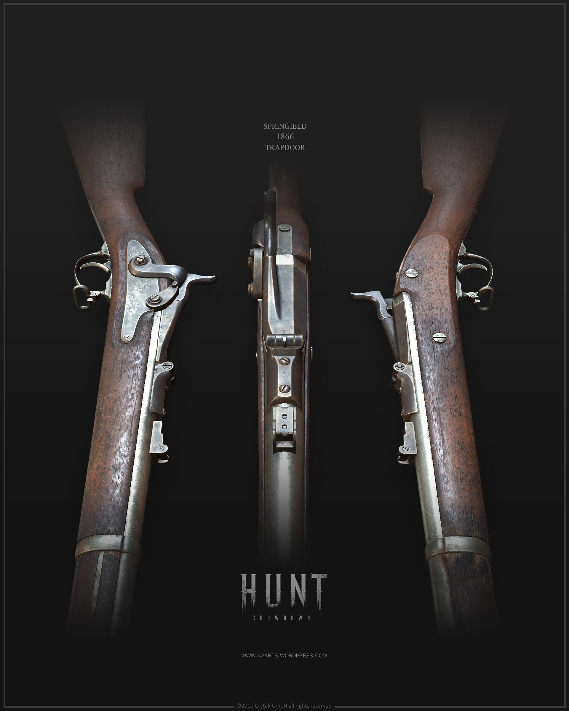 Hunt showdown weapon tier list. Спрингфилд винтовка Хант. Springfield Trapdoor 1866. Springfield 1866 Hunt. Винтовка Спрингфилд 1866.