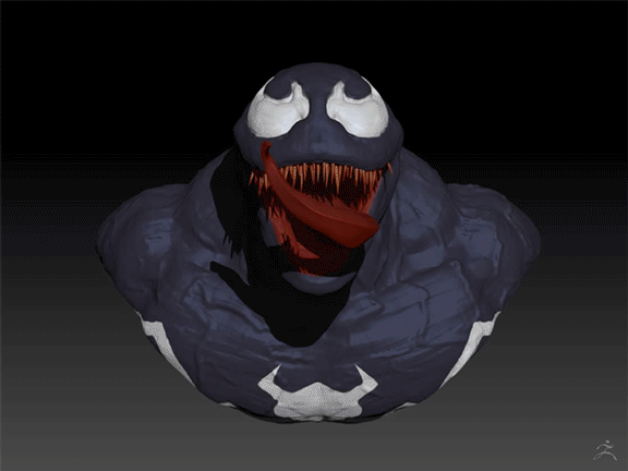 ArtStation - Venom Bust - Fan Art