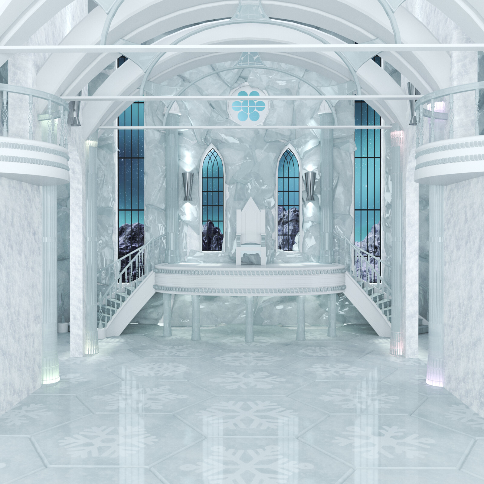 Ice Castle Throne Room