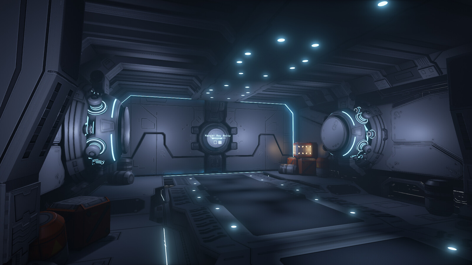 Hangar Bay Delta Hallway