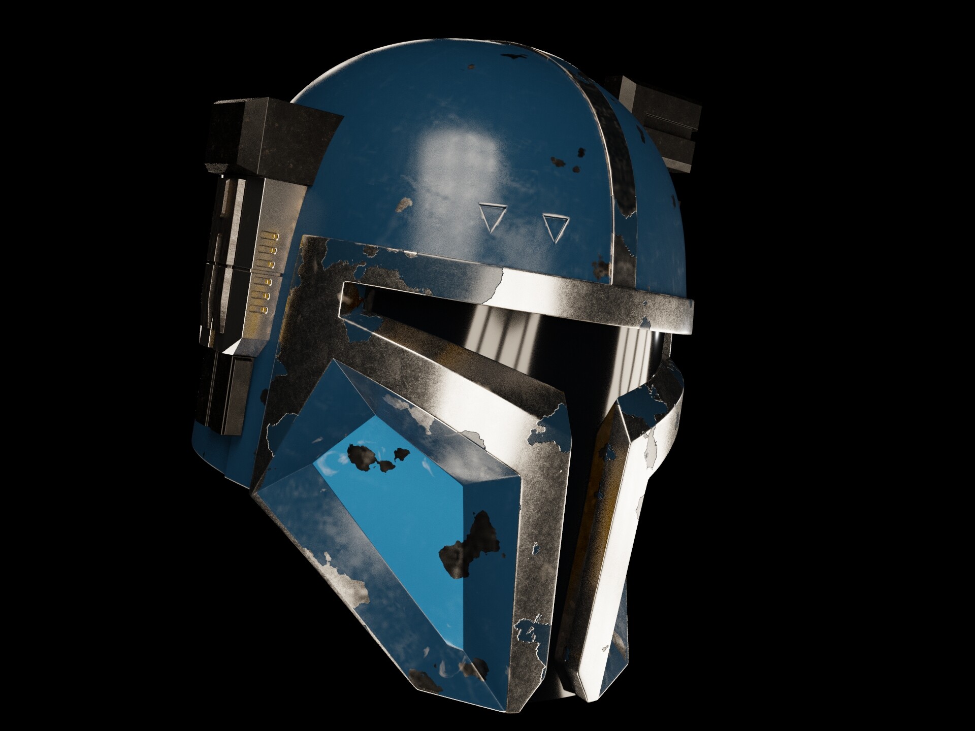 Artstation Heavy Infantry Mandalorian Helmet Andrey Bay