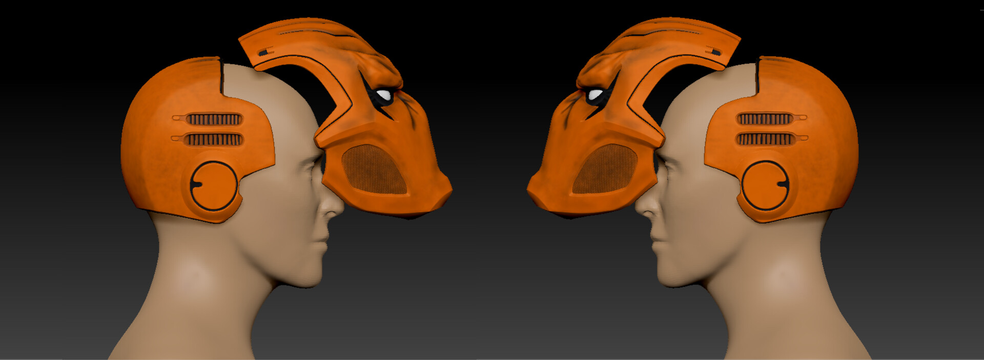 Artstation Deathstroke Helmet Mask Arrow Titans Batman Prime 1