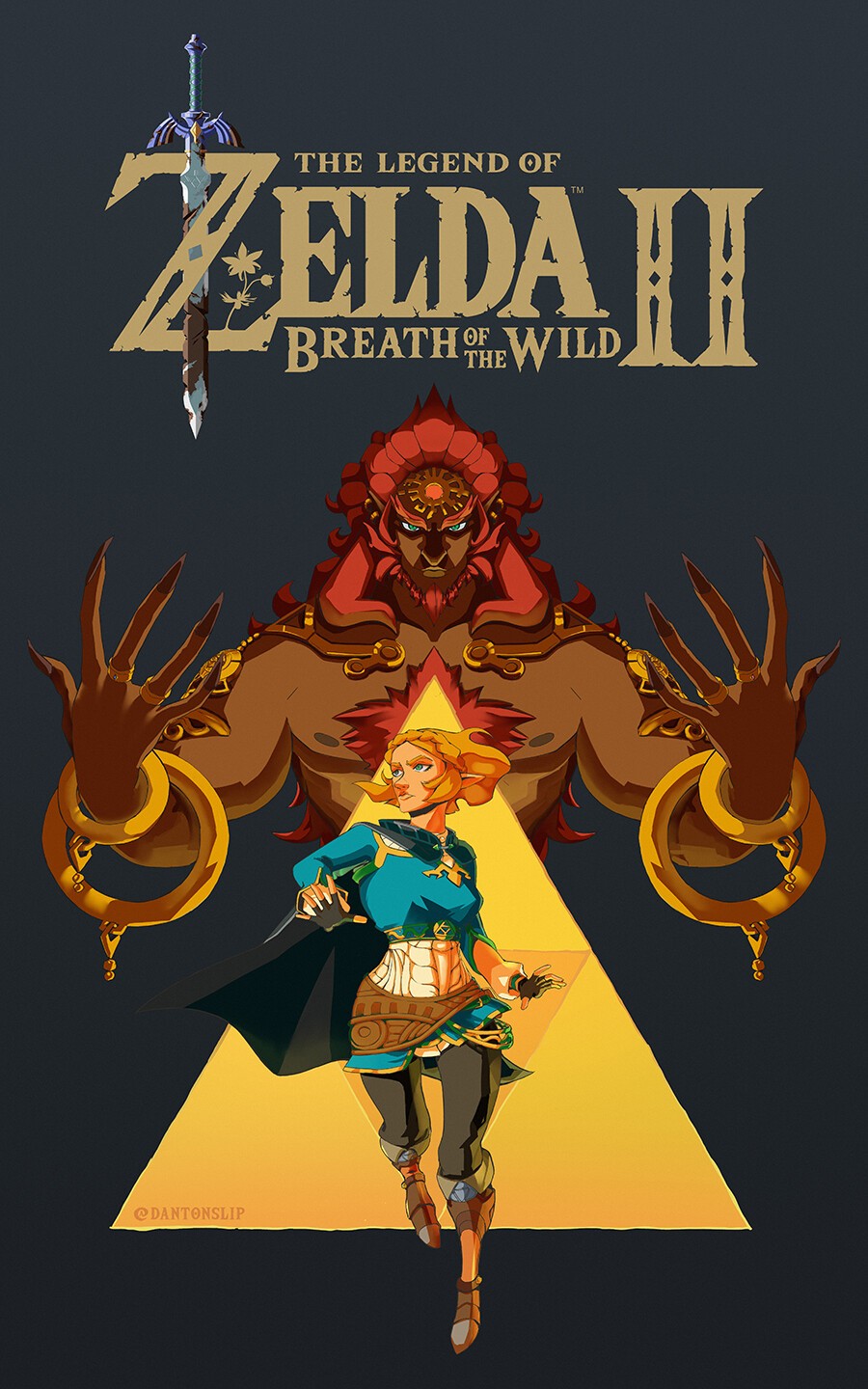 Danton Slip - The legend of Zelda Breath of the wild 2 - fanart