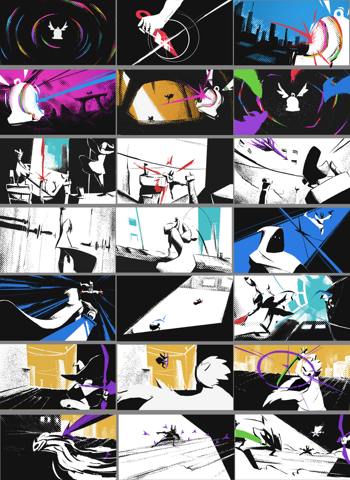 first color key