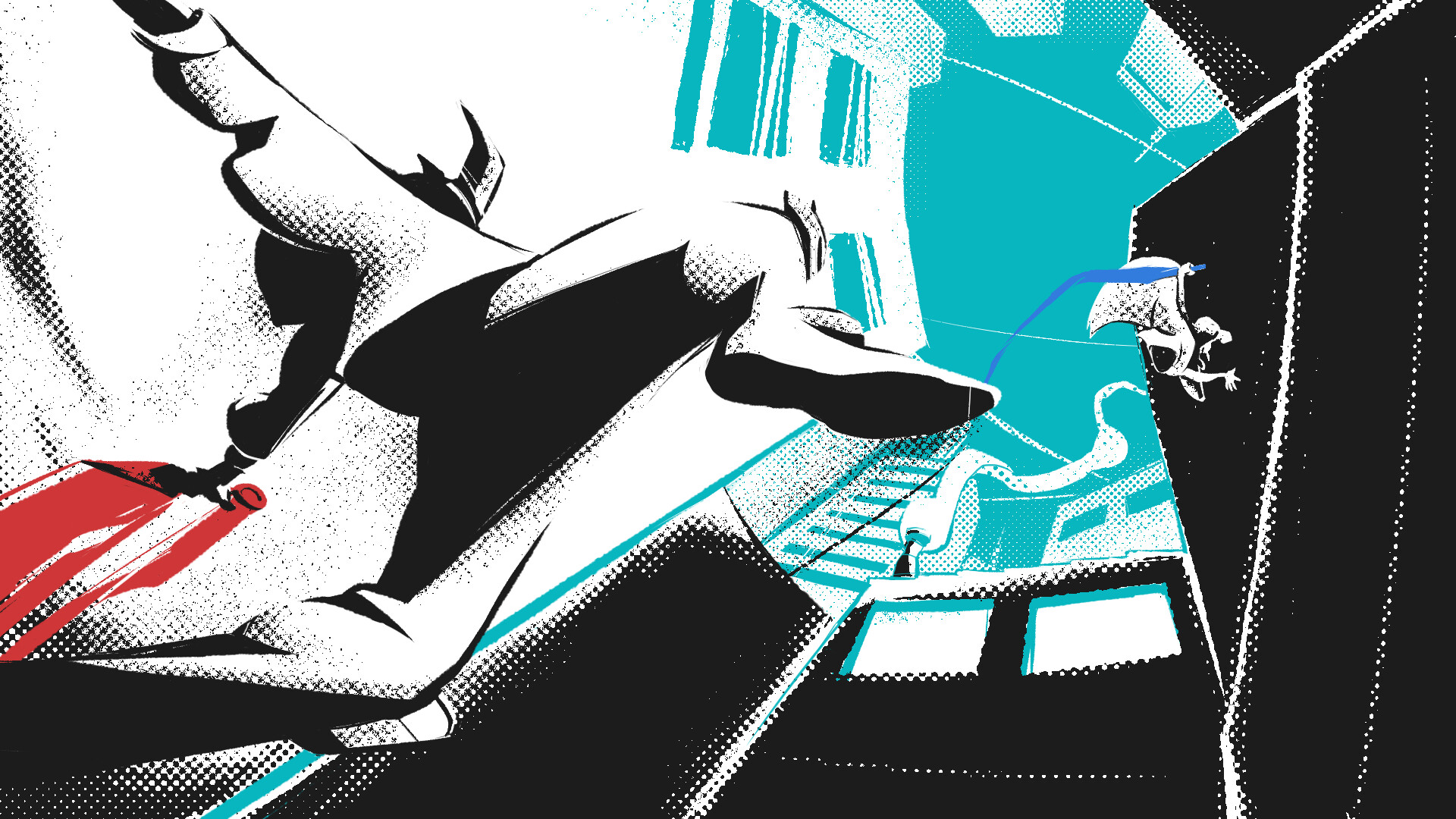Shadow animation. Animated Teaser.