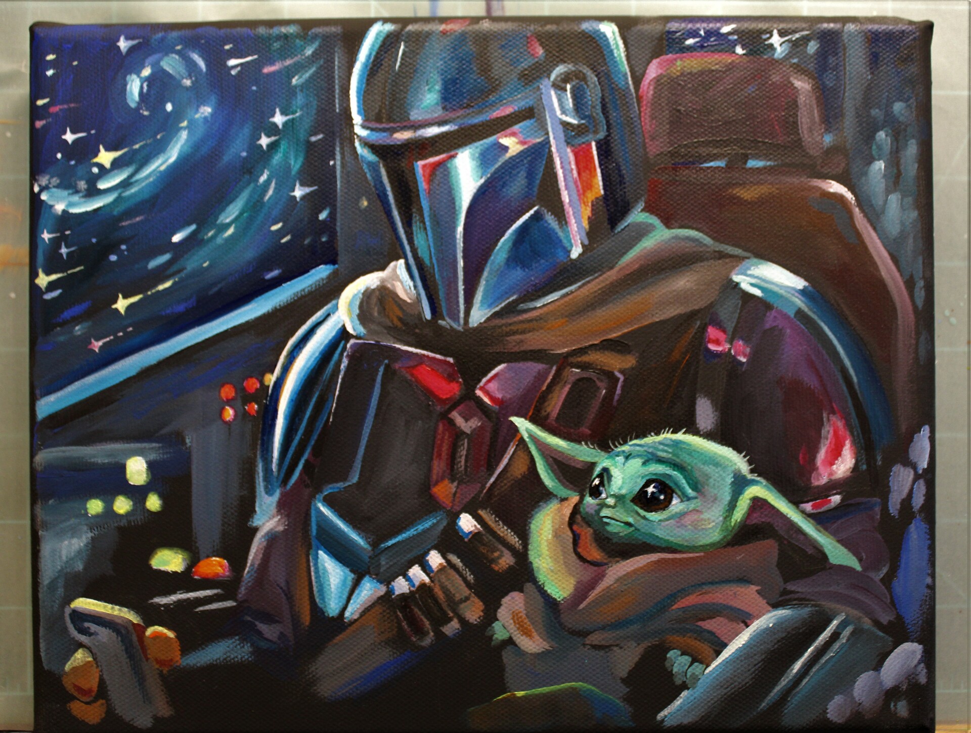 Artstation The Mandalorian And Child Hannah Baker