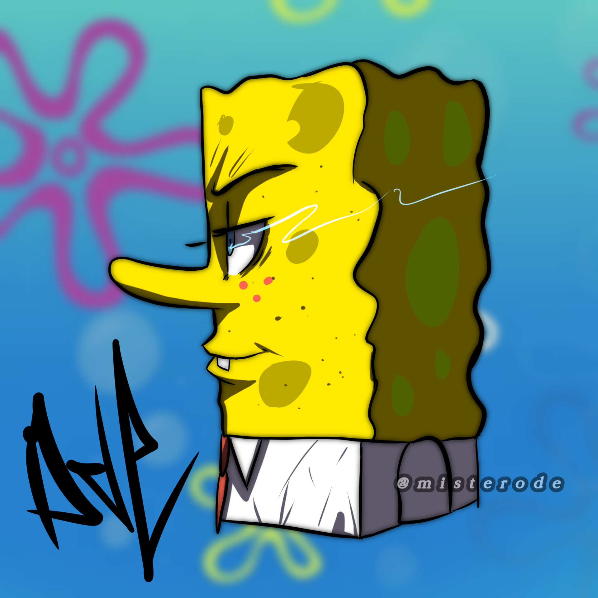 spongebob sad face